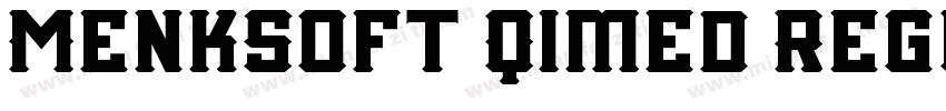 Menksoft Qimed Regul字体转换